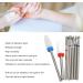 Acrylic Gel Nail Bit Kit Cuticle Remover Ceramic Nail Drill Bits Set Manicure Pedicure for Salon - Buy Online on SooperMarket.com