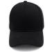 Top Level Classic Adjustable Plain Black Baseball Cap for Men and Women - Buy Online on SooperMarket.com