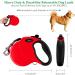 Etaccu Rollerin Retractable Dog Leash - 5m One-Button Block Reflective Non-Slip Handle for Small/Medium Dogs up to 20kg - Red - Buy Online on SooperMarket.com