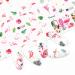 Flamingo Nail Art Stickers Decals - Summer Nail Decorations Kit with Tropical Palm, Cactus, and Pineapple Designs - 12 Sheets - Buy Online on SooperMarket.com
