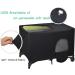 Stretchy Blackout Crib Tent Cover for Pack N Play - Breathable Baby Netting for Portable Playard (Black) - Buy Online on SooperMarket.com