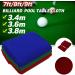 Pilarmuture Fast Speed Pool Table Cloth - Blue 8ft | Professional Durable Billiard Felt for 7/8/9 ft Tables - Buy Online on SooperMarket.com