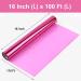 Easter Pink Cellophane Wrap Roll  Translucent Pink Cellophane Wrapping Paper  16 Inch Width x 100 Ft Long Colored Cellophane Rolls for Gift Baskets  DIY Arts Crafts Decoration and More - Buy Online on SooperMarket.com