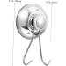 Alipis 1pc Hook up Heavy Duty Coat Hangers Suction Cup Hook Wall Key Hanger Suck Cup Hook Metal Work Towel 7X6CM Silver - Buy Online on SooperMarket.com