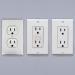 Qdos StayPut Double Outlet Plug Cover - Secure Fit, Beveled Edges - 6 Pack, White - Buy Online on SooperMarket.com