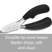 Zizzili Basics Large Toe Nail Clippers for Thick or Ingrown Nails - Easy Grip, Sharp Stainless Steel - Best Pedicure Tool for Seniors - Black Handle - Buy Online on SooperMarket.com