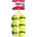 KONG - Toy Premium Squeak Tennis Balls Gentle on Teeth - For Medium Dogs (6 Pack) Medium Pack of 6 Standard Packaging - Buy Online on SooperMarket.com