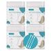 MEIPO Cotton Swab Buds Soft Cotton Balls Double Cotton Tip with Paper Sticks for Ears Cleaning Makeup Removal and More (Spiral Head & Ear Spoon 4Pack-800pcs) (Spiral Head & Ear Spoon) 4Pack-800pcs