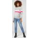 Happy Mama Women's Maternity Nursing Zipped Sweatshirt Striped Jumper 1110 - Grey Melange Size 16 - Buy Online on SooperMarket.com