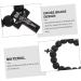 Didiseaon Cross Jewelry Gift Cross Bracelets Beaded Bracelets for Men Cross Braclet Charm Bracelet Baptism Gifts 10x10cm Black - Buy Online on SooperMarket.com