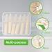 Haakaa Colostrum Collector Set - Reusable Silicone Breastfeeding Aid | 12 PK 0.1oz/4ml | Includes Clear Storage Cases & Cotton Wipes - Buy Online on SooperMarket.com