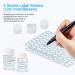 Durantey 50-Pack Travel Bottles - 20ml & 30ml Transparent Cosmetic Containers with Labels | Portable & Refillable Travel Accessories - Buy Online on SooperMarket.com