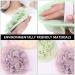 4pcs Pure Color Bath Flower Balls - Loofah Sponges & Body Brushes for Relaxing Showers | High-Quality PE Mesh Back Scrubber - Buy Online on SooperMarket.com