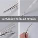 KALLORY 12Pcs Large Duckbill Hair Clips - Non-Slip Metal Barrettes for Thick & Thin Hair (Silver) - Buy Online on SooperMarket.com
