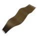 Youngsee Real Hair Tape Extensions - 60cm Darker Brown Ombre - 5pcs Virgin Skin Weft - #R3/8 - Buy Online on SooperMarket.com