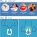 Silicone Magnetic Anti Snoring Clips - Set of 4 | Snore Stopper Nasal Dilator for Men and Women - White - Buy Online on SooperMarket.com