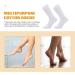 Healeved 2 Pairs Cotton Diabetic Crew Socks - White & Ankle - Elderly Nursing Comfort - Buy Online on SooperMarket.com