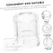 Minkissy 4-Piece Ant Feeding Station Set - Clear Ant Farm for Colony Observation - 2.5x2.1CM Ant Habitat - Buy Online on SooperMarket.com