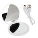 LED Lighted Travel Makeup Mirror Round LED Pocket Mirror Portable Foldable Mini LED Lighted Pocket Makeup Mirror for Travel