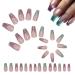 Press on Nails for Women - Irregular Multipurpose False Nails | Portable Supplies Cute False Nails for Holiday Dates Family Gatherings