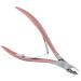 Geynutaly Nail Tweezer Cutter Nipper Clipper Remover Manicure Art Grooming Tool Beauty Nail Pliers Pink