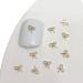 3D Metal Nail Nail Embellishments 20pcs Bowknot Nail Decorations For Individual Styles Nail Embellishments 01gold
