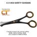 CT 4.5 Small Hair Scissors Set - Precision Beard Trimming for Men & Kids - Round Tip Facial Grooming Scissors - Buy Online on SooperMarket.com