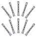 Elcoho 48 Pieces Gray Hair Perm Rods 3.3x0.6 Inch with Steel Pintail Comb and Perm Paper - Hairdressing Styling Tools (Pack of 48) - Buy Online on SooperMarket.com