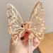 Shop Stylish Metal Hair Clips - 4-Pack Gold Butterfly Design | Fashionable & Slipproof Hair Jewelry - Buy Online on SooperMarket.com