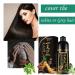 500ML MEIDU 3-in-1 Instant Black Hair Dye Shampoo with Herbal Ingredients - Fast Hair Coloring for Women & Men - 100% Grey Coverage - Buy Online on SooperMarket.com