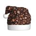 Chrysm Festive Christmas Hat Long-Lasting Color Perfect Accessory For Holiday Parties Adult Sizegraffiti Lips Funny Roasted Coffee Beans One Size