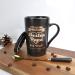 Funny Papa Gift - Best Dad Ceramic Coffee Cup 400ml with Lid | Father's Day Gifts - Buy Online on SooperMarket.com