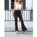 Anlaey Rave Mesh Sheer Dance Pants - Sequin Flared Bell Bottom - High Waist Clubwear for Women (Black, Small) - Buy Online on SooperMarket.com