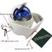 Flush Mount Boat Compass with Light | Marine Navigation Electronic Compass for Boat & Car - Blue - Buy Online on SooperMarket.com