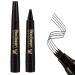 BOOBEES WATERTHICHTER NY BRAUTON TITTOO Found-Microblading-Eye Brauen Abbey with a microgabel tip-effortlessly of course creates looking eyebrows jet black