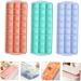 Cabilock 3pcs Silicone Ice Tray Mold Silicone Ice Trays Silicone Ice Maker Ice Cubes Ice Mold 25X10X2.5CM Assorted Color - Buy Online on SooperMarket.com