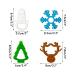 Anditoy 4 Pack Christmas Teething Toys for 3-12 Months Babies - First Christmas Teether Stocking Stuffers - Buy Online on SooperMarket.com