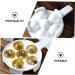Mikinona 1pc Baked Snails Escargot Dish for Kitchen Server Dish Tableware Plate Escargot Cooking Mushroom Snail Dish Snail Bakeware Escargot Baking Ceramics Food Server Disk White 17X2.9CM White - Buy Online on SooperMarket.com