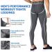 EARGFM Men's Athletic Leggings with Pockets - Grey, Medium | Compression Pants for Cycling & Running - Buy Online on SooperMarket.com