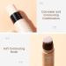 Erinde 2PCS Contour Foundation Stick with Brush Highlighter Bronzer Pen Face Brightens Shades Pencil Highlighting Shade Highlight Shaping Stick Waterproof Longwear Makeup (#01+#04). #04+#01 - Buy Online on SooperMarket.com