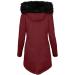 Ronony Women's Parka Coat - Elegant Winter Jacket for Transitions | Sporty Quilted Fleece Coat in Wine | Ideal Outdoor Outerwear - Buy Online on SooperMarket.com
