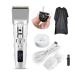 Professional Low Noise Hair Clippers for Men Kids Rechargeable Cordless Clippers Hair Trimmer Set Electric Haircut Kit with LED Display and Charge Stand for Men and Family Use