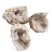 Natural Crystal Rough 1pcs Agate Irregular Geode Agate Crystals Complete Hollow Stone Specimen White Crystal Cavity Fun Cutting Stone Crafts (Color : 2-4cm)