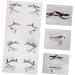 Gogogmee 4 Pairs Halloween Eyeliner Stickers Girl Stickers Hollow-out Eyeshadow Stickers Winged Eyeliner Pvc - Buy Online on SooperMarket.com