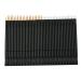Mikinona 100pcs Eye Makeup Tools White Liquid Eyeliner White Makeup Brushes Eyeliner Brushes Fine Point 15cmX10cm Orange