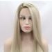 SHIYID Brown Blonde Long Silky Straight Synthetic Lace Front Wig - Heat Resistant Fiber for Women - Buy Online on SooperMarket.com