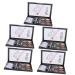 MAGICLULU 5 Sets Eyebrow Powder Set Matte Eyeshadow Lady Cosmetic Eyebrow Brush Eyebrow Pencil Makeup