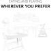 Hauck Alpha+ Click Tray White - Easy-to-Clean Large Highchair Tray - Buy Online on SooperMarket.com