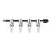 Movoja AQ air aquarium air distributor |4 subject |Continuously regulated |Variants: 2-10 times |Stainless steel |Distributor Air Strom controller aquariums 4x connector