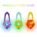 LaRoo Safety LED-Flashing Light for Dogs Cats LED-Light Pendant Keyring Clip on Dog Collar Charms Blinker Light Waterproof Safety Light for Walking the Dog and Outdoor Sports rechargable Purple-1 - Buy Online on SooperMarket.com
